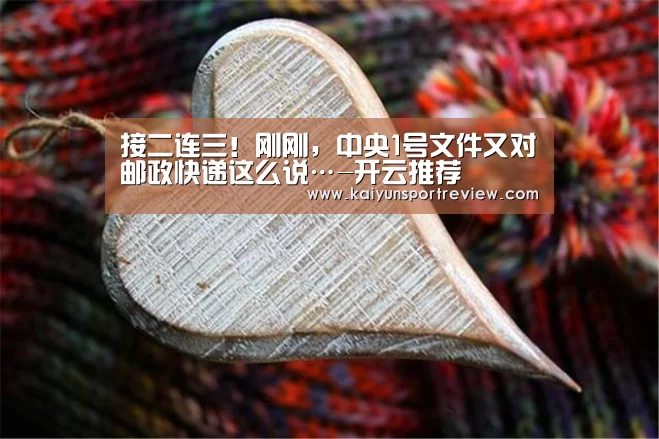 接二连三!刚刚,中央1号文件又对邮政快递这么说…-开云推荐(图2) 开云推荐
